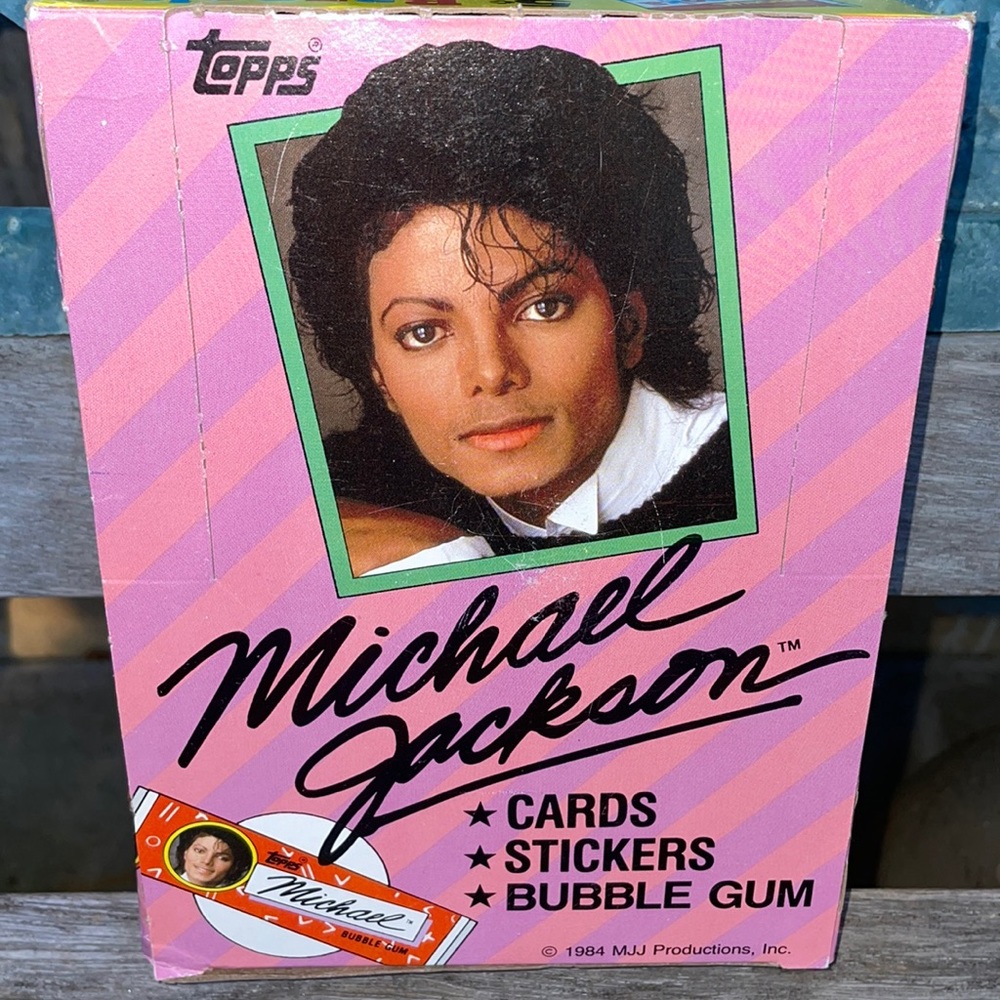 Michael Jackson 1984 Unopened Box of Topps Trading Cards